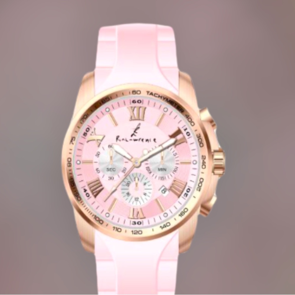 RonLawrence pink and light rose gold women women’s watch